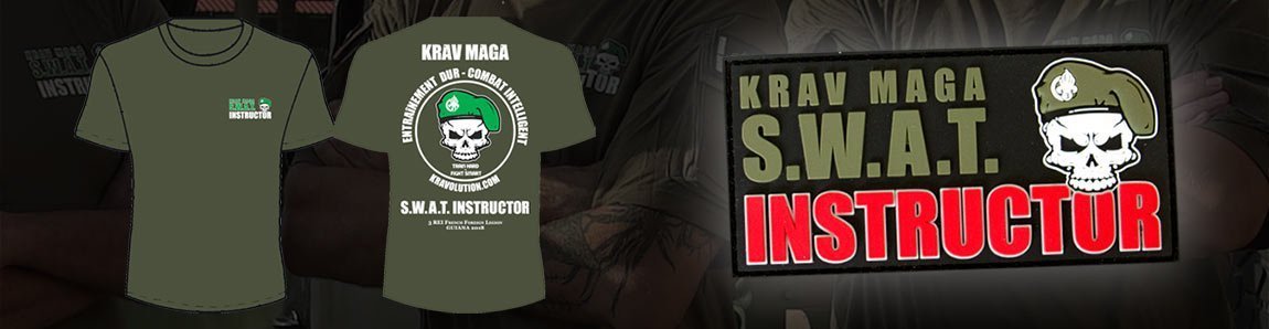 krav maga swat t-shirt und patch